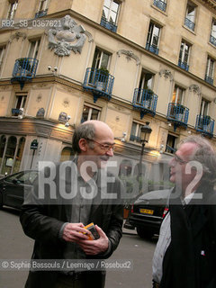 Francois Weyergans, 3 novembre 2005  ©Sophie Bassouls/Leemage/Rosebud2