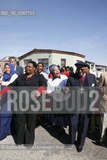 Desmond Tutu, le 12 aout 2010  ©Sophie Bassouls/Leemage/Rosebud2