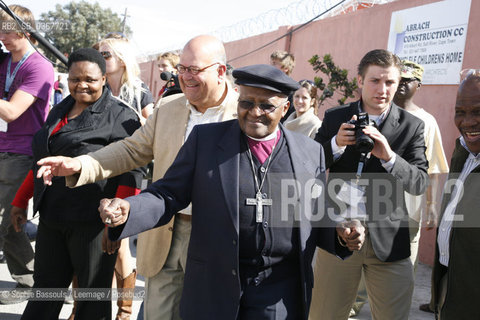 Desmond Tutu, le 12 aout 2010  ©Sophie Bassouls/Leemage/Rosebud2