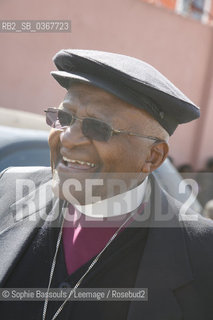 Desmond Tutu, le 12 aout 2010  ©Sophie Bassouls/Leemage/Rosebud2