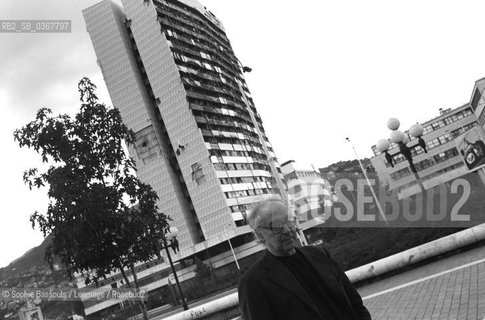 Jean-Luc Godard (Jean Luc)  , 1 octobre 2001  ©Sophie Bassouls/Leemage/Rosebud2