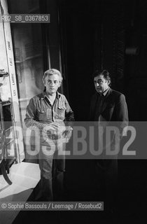 Portrait of Hubert Monloup with Francois Perier, le 9 aout 1974  ©Sophie Bassouls/Leemage/Rosebud2