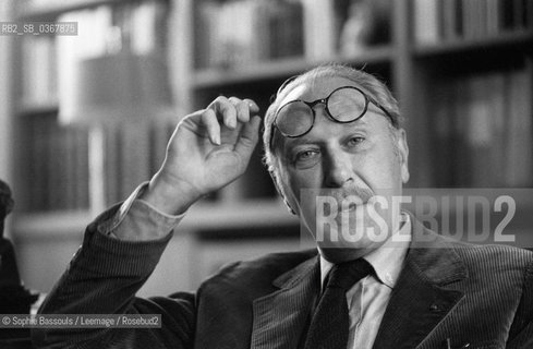 Portrait of Jean Dutourd, le 8 septembre 1982  ©Sophie Bassouls/Leemage/Rosebud2