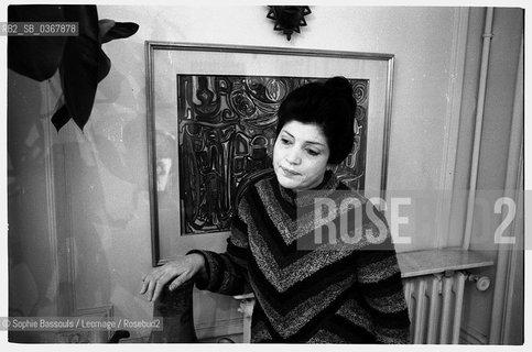 Portrait of Marguerite Taos-Amrouche (Taos Amrouche), le 28 octobre 1975  ©Sophie Bassouls/Leemage/Rosebud2