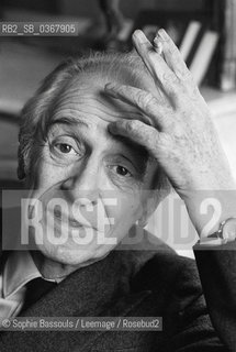 Portrait of Louis Ducreux le 6 fevrier 1979  ©Sophie Bassouls/Leemage/Rosebud2