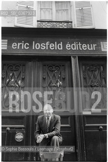 Portrait of Eric Losfeld le 1 octobre 1979  ©Sophie Bassouls/Leemage/Rosebud2