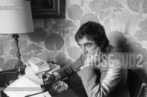 Portrait of Bernard Frank le 7 novembre 1980  ©Sophie Bassouls/Leemage/Rosebud2