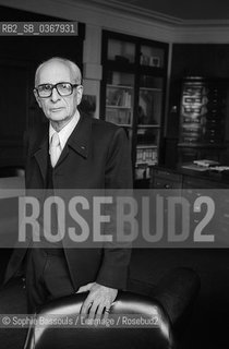 Portrait of Claude Levi-Strauss (Levi Strauss) le 1 juillet 1980  ©Sophie Bassouls/Leemage/Rosebud2