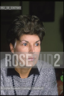 Portrait of Ruth Rendell at Colchester, England, le 21 fevrier 1986  ©Sophie Bassouls/Leemage/Rosebud2