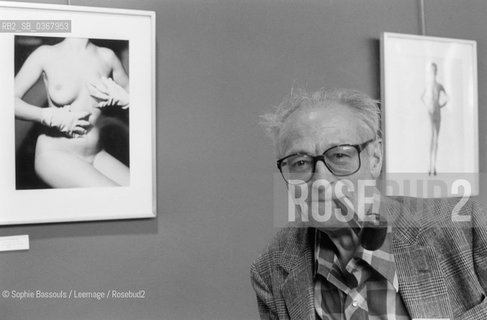 Portrait of Leo Malet at Reims, le 26 octobre 1985  ©Sophie Bassouls/Leemage/Rosebud2