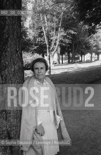 Portrait of Agustina Bessa-Luis (Bessa Luis) le 11 mai 1982  ©Sophie Bassouls/Leemage/Rosebud2