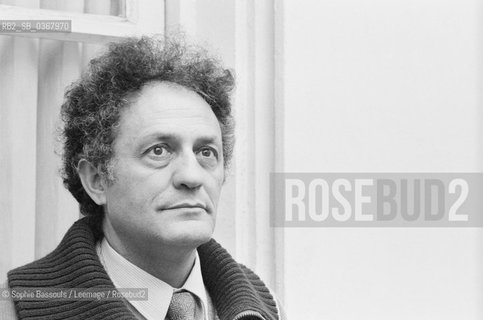 Portrait of Zeev Sternhell le 5 janvier 1983  ©Sophie Bassouls/Leemage/Rosebud2