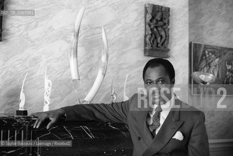 Portrait of Edem Kodjo le 7 fevrier 1985  ©Sophie Bassouls/Leemage/Rosebud2