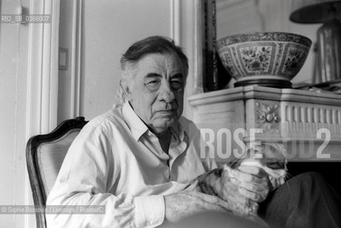 Portrait of Lucien Bodard, le 6 juin 1985  ©Sophie Bassouls/Leemage/Rosebud2