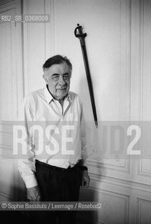 Portrait of Lucien Bodard, le 6 juin 1985  ©Sophie Bassouls/Leemage/Rosebud2