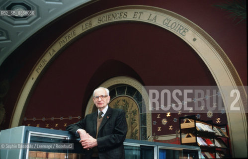 Portrait of Claude Levi-Strauss (Levi Strauss) le 23 septembre 1988  ©Sophie Bassouls/Leemage/Rosebud2