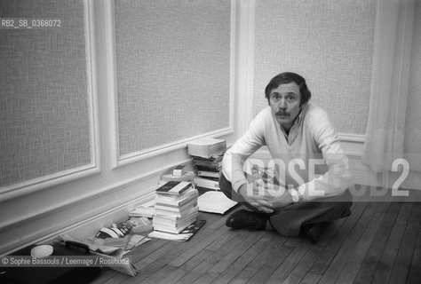 Portrait of Jean-Luc (Jean Luc) Benoziglio, le 26 novembre 1985  ©Sophie Bassouls/Leemage/Rosebud2