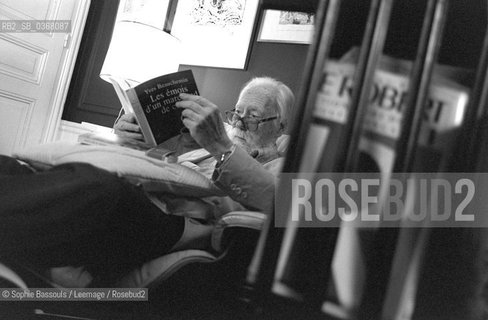 Portrait of Francois Nourissier le 10 septembre 1999  ©Sophie Bassouls/Leemage/Rosebud2