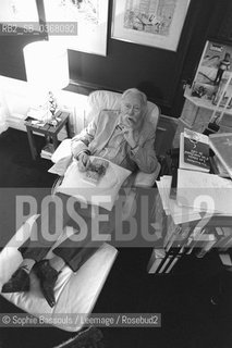 Portrait of Francois Nourissier le 10 septembre 1999  ©Sophie Bassouls/Leemage/Rosebud2