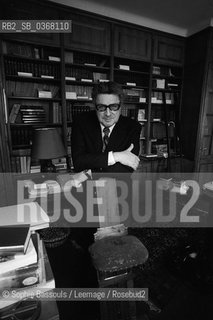 Portrait of Henri Troyat, le 20 mars 1975  ©Sophie Bassouls/Leemage/Rosebud2