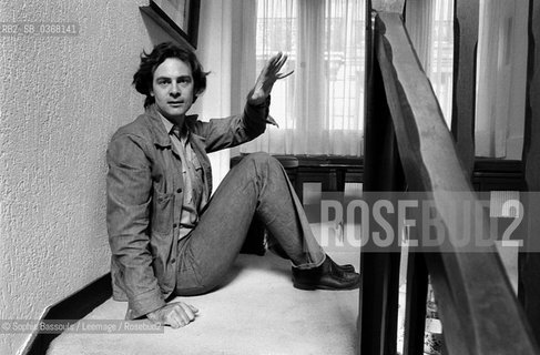 11 Sep 1975, Paris, France --- Portrait of Patrick Modiano  ©Sophie Bassouls/Leemage/Rosebud2