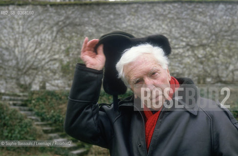 Portrait of Jules Roy at Vezelay, le 11 avril 1986  ©Sophie Bassouls/Leemage/Rosebud2