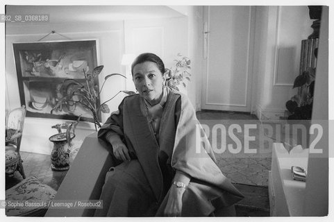 Portrait of Edmonde Charles-Roux (Charles Roux), en mai 1971  ©Sophie Bassouls/Leemage/Rosebud2