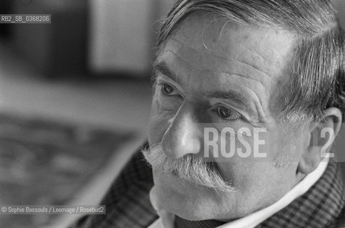 Portrait of Jacques Lanzmann, le 8 mars 1983  ©Sophie Bassouls/Leemage/Rosebud2