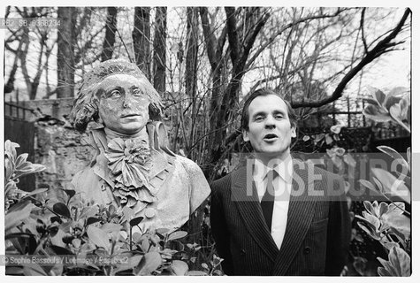 Portrait of Jean DOrmesson, le 18 octobre 1973, Neuilly-sur-Seine, France  ©Sophie Bassouls/Leemage/Rosebud2