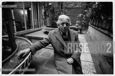 Portrait of Angus Wilson, le 21 janvier 1976  ©Sophie Bassouls/Leemage/Rosebud2