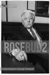 Portrait of Angus Wilson, le 18 mars 1981  ©Sophie Bassouls/Leemage/Rosebud2