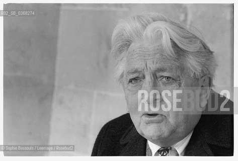 Portrait of Angus Wilson, le 18 mars 1981  ©Sophie Bassouls/Leemage/Rosebud2