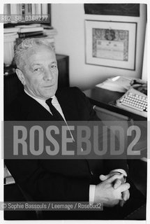 Portrait of Marcel Haedrich, en avril 1973  ©Sophie Bassouls/Leemage/Rosebud2