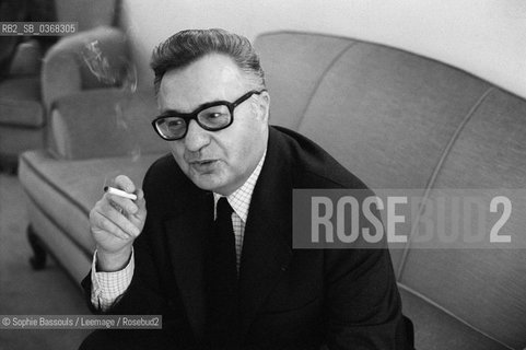 Portrait of Roger Rabiniaux, le 2 decembre 1973  ©Sophie Bassouls/Leemage/Rosebud2