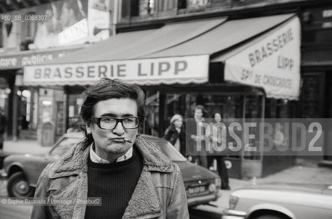 Portrait of Frantz-Andre (Frantz Andre) Burguet, le 13 decembre 1973  ©Sophie Bassouls/Leemage/Rosebud2