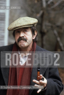 15 Jan 1981 --- Writer Gunter Grass Holding a Cigarette  ©Sophie Bassouls/Leemage/Rosebud2