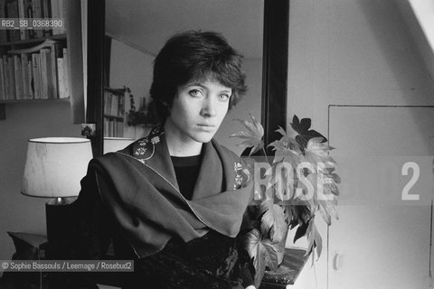 Portrait of Nancy Huston at Paris, le 1 mars 1985  ©Sophie Bassouls/Leemage/Rosebud2