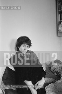 Portrait of Nancy Huston at Paris, le 1 mars 1985  ©Sophie Bassouls/Leemage/Rosebud2