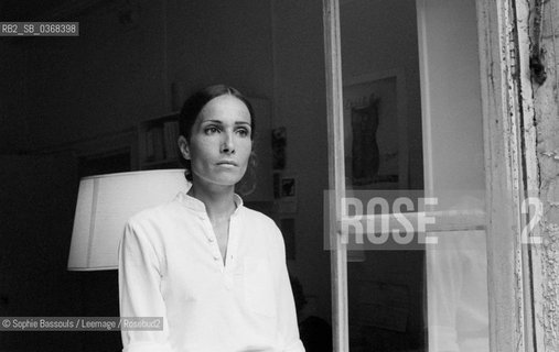 09 Jun 1980, France --- Writer Anne Bragance at Window  ©Sophie Bassouls/Leemage/Rosebud2