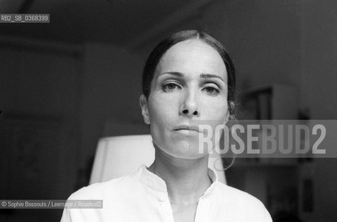 09 Jun 1980, France --- Writer Anne Bragance at Home  ©Sophie Bassouls/Leemage/Rosebud2