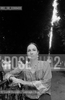 09 Jun 1980, France --- Writer Anne Bragance in Park  ©Sophie Bassouls/Leemage/Rosebud2