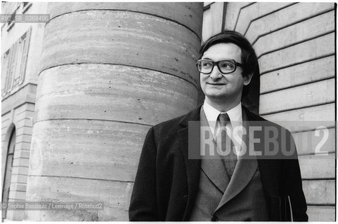 Portrait of Jacques Attali le  janvier 1978  ©Sophie Bassouls/Leemage/Rosebud2