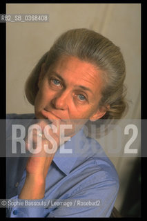 Portrait of Elisabeth Badinter, le 5 octobre 1999  ©Sophie Bassouls/Leemage/Rosebud2