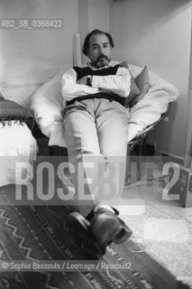 Portrait of Tahar Ben Jelloun, le 11 juin 1985  ©Sophie Bassouls/Leemage/Rosebud2