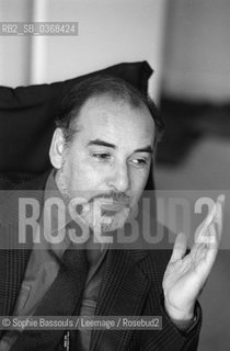 Portrait of Tahar Ben Jelloun at Paris, le 15 novembre 1987  ©Sophie Bassouls/Leemage/Rosebud2