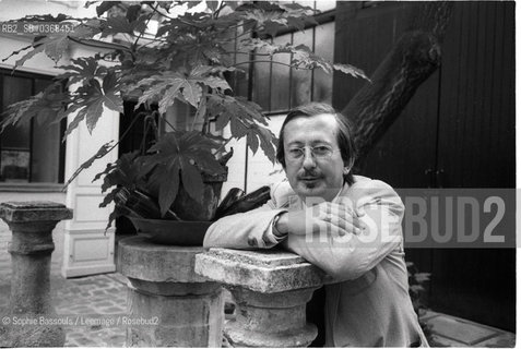 Portrait of Jean-Jacques (Jean Jacques) Brochier le 19 septembre 1979  ©Sophie Bassouls/Leemage/Rosebud2