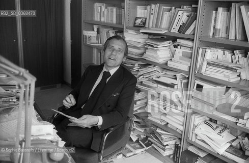 Portrait of Jean DOrmesson, le 13 janvier 1981  ©Sophie Bassouls/Leemage/Rosebud2