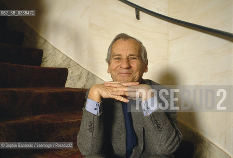 Portrait of Jean DOrmesson, le 16 decembre 1993  ©Sophie Bassouls/Leemage/Rosebud2