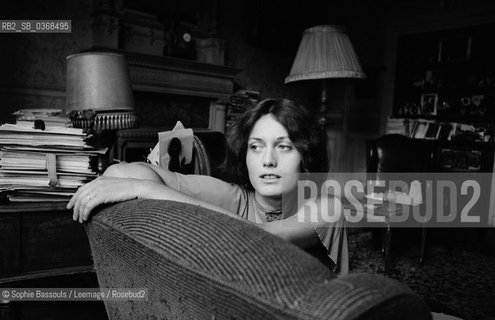 Portrait of Noelle Chatelet, le 31 aout 1977  ©Sophie Bassouls/Leemage/Rosebud2