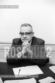 Portrait of Pierre Chaunu le 18 janvier 1978  ©Sophie Bassouls/Leemage/Rosebud2